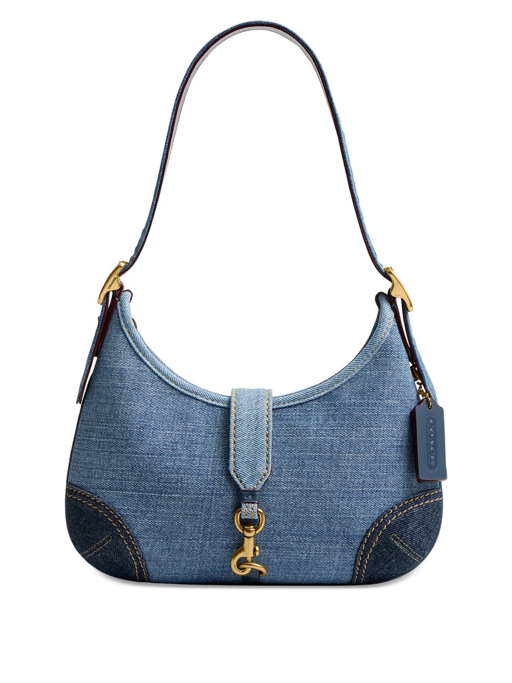 COACH Hamptons Denim Hobo Bag